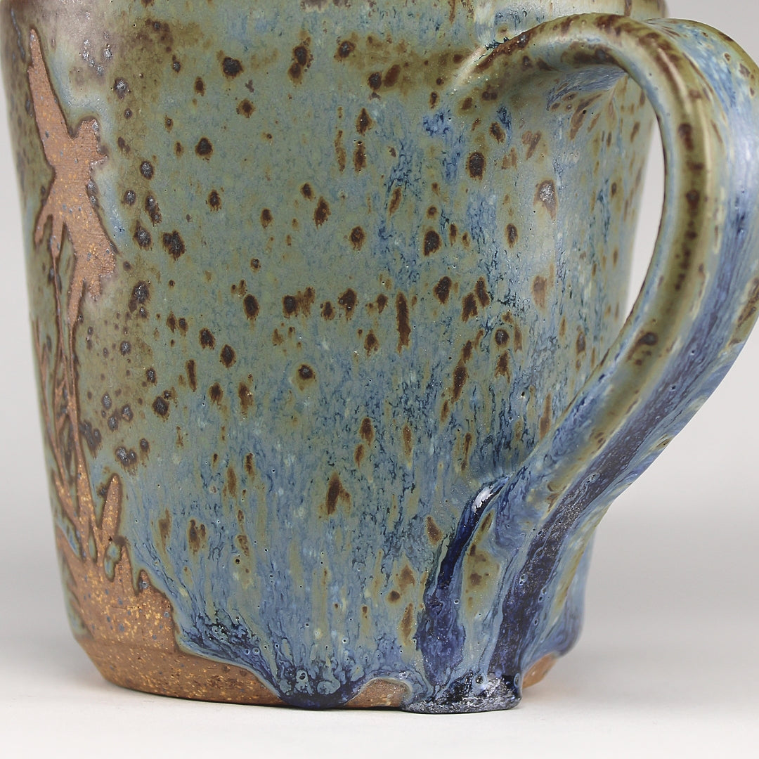 Blue Dragonfly Mug - Small