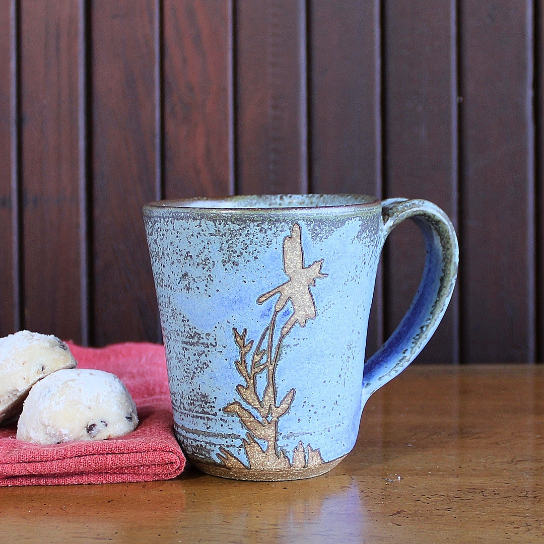 Blue Dragonfly Mug - Medium