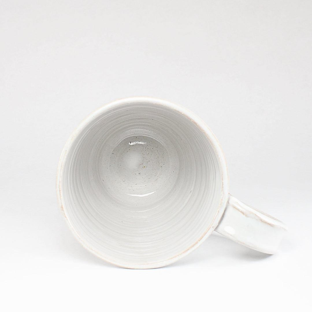 White ceramic mug  - interior